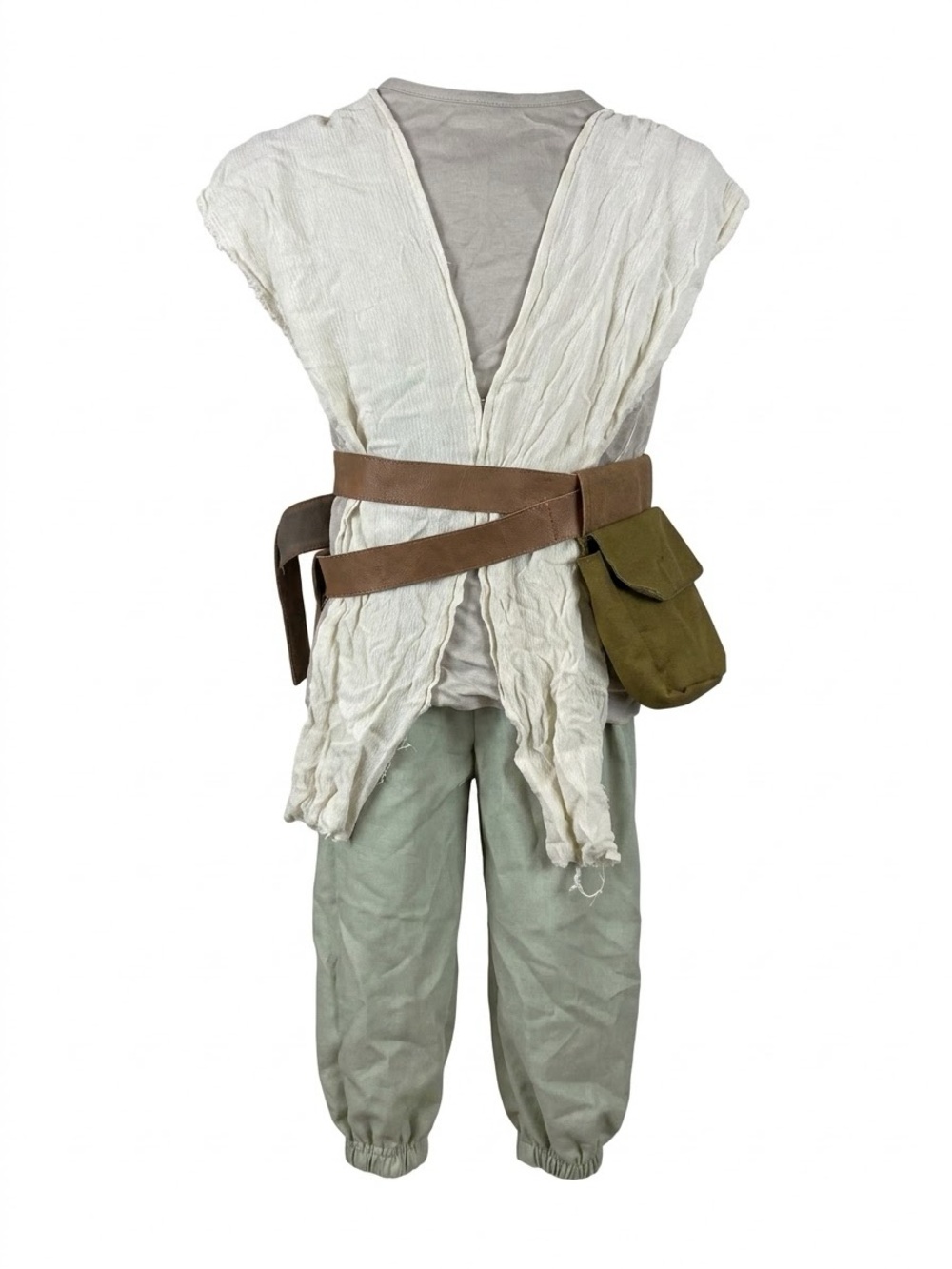 Disney Store Star Wars Rey Costume Kids Size 5/6 Scavenger Outfit Goggles Set - Picture 2 of 6